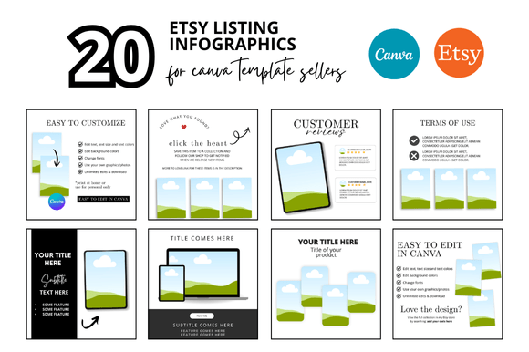 20 Etsy Listing Photo Infographics: Elevate Your Shop's Visuals