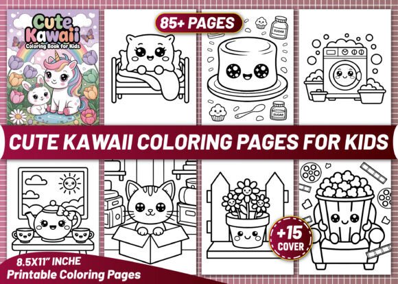 85+ Cute Kawaii Coloring Pages for Kids: A Creative Asset Review