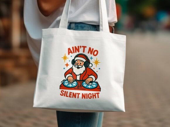 Christmas Santa DJ PNG: Festive Design for Modern Projects