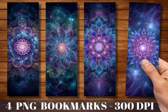 Galaxy Cosmic Floral Nebula Bookmark: A Designer’s Digital Toolkit