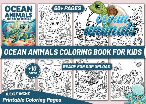 Ocean Animals Coloring Book for Kids: A Deep Dive into This Creative Resource