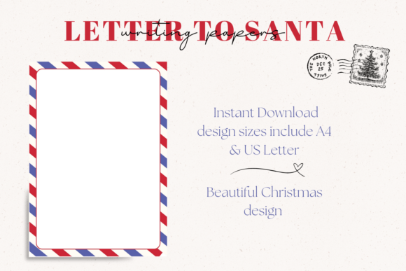 Santa Claus Letter Printable – Christmas: Crafting Holiday Magic