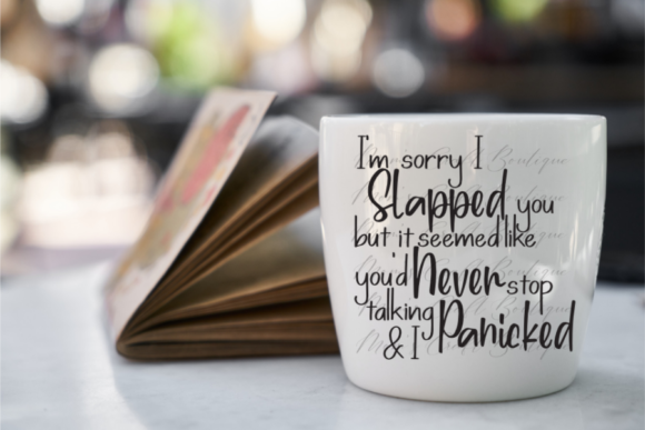 Sorry I Slapped You, I Panicked | SVG for Impactful Design