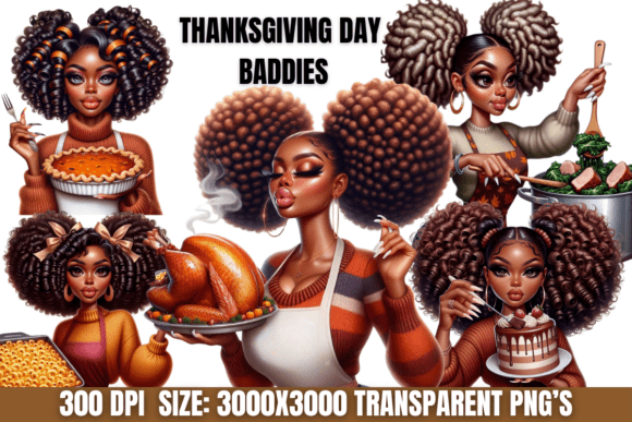 Thanksgiving Cook Bundle: Authentic Holiday Design Assets