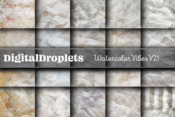 Watercolor Vibes Vol. 21 | Collection: Textured Artistry for Modern Design